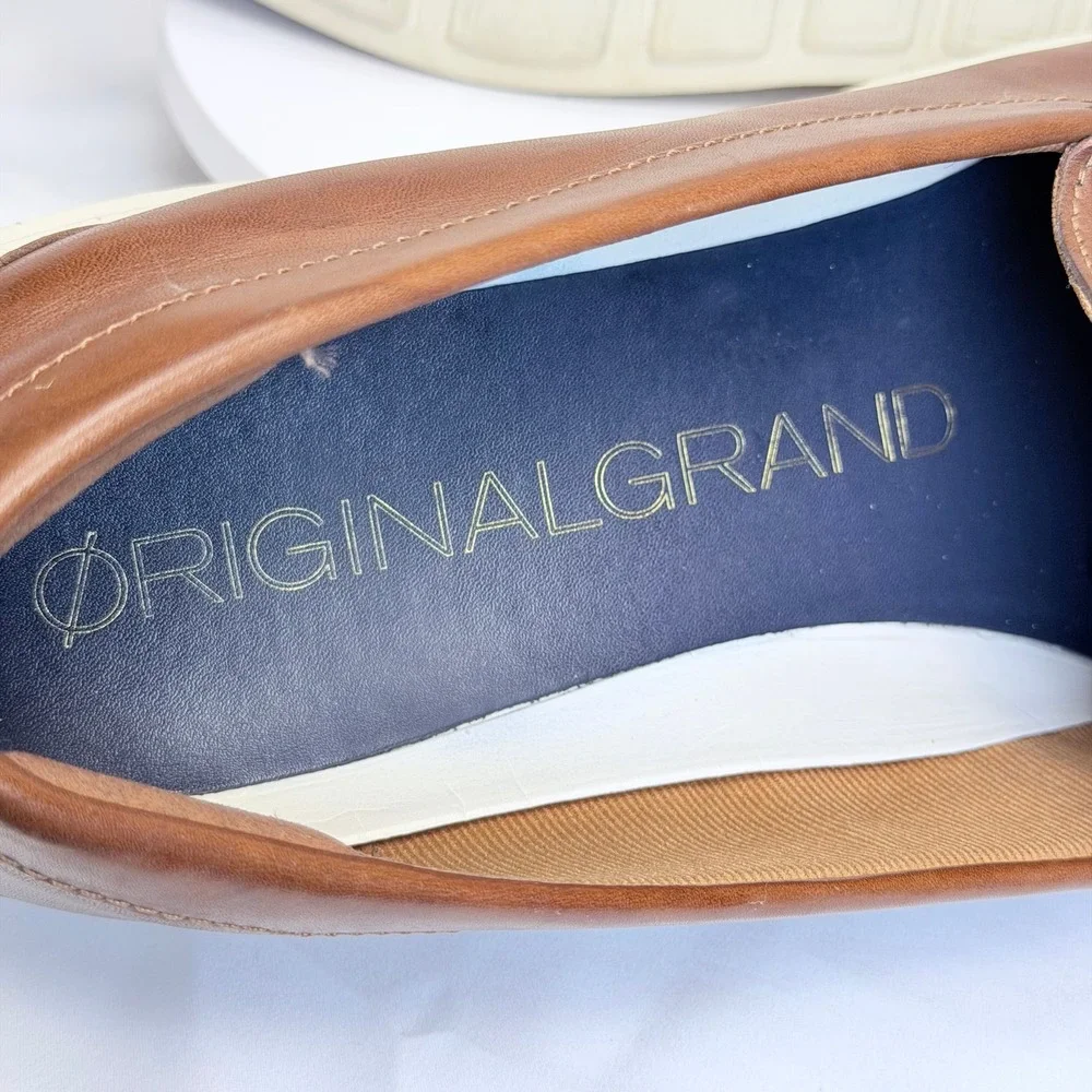 Cole Haan Mens OriginalGrand Venetian Loafers British Tan Leather C29697  10M